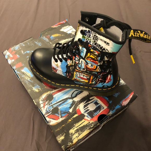 NWT Dr. Martens x Jean-Michel Basquiat size 5/36 - Picture 6 of 7